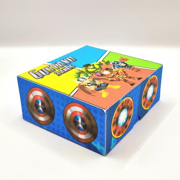 Caixa para 4 Doces - Vingadores Baby / Cute