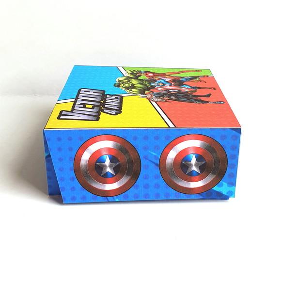 Caixa para 4 Doces - Vingadores