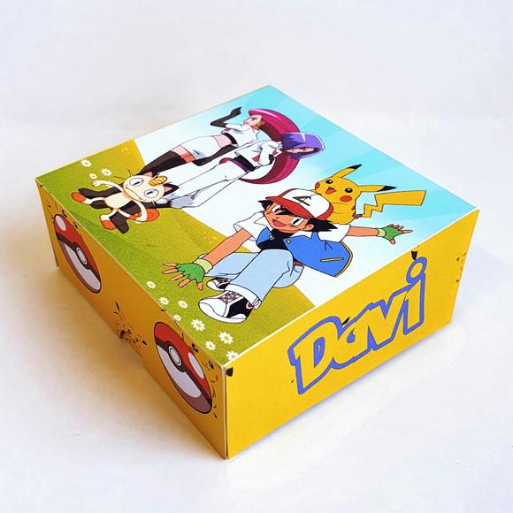 Caixa para 4 Doces Pokemon