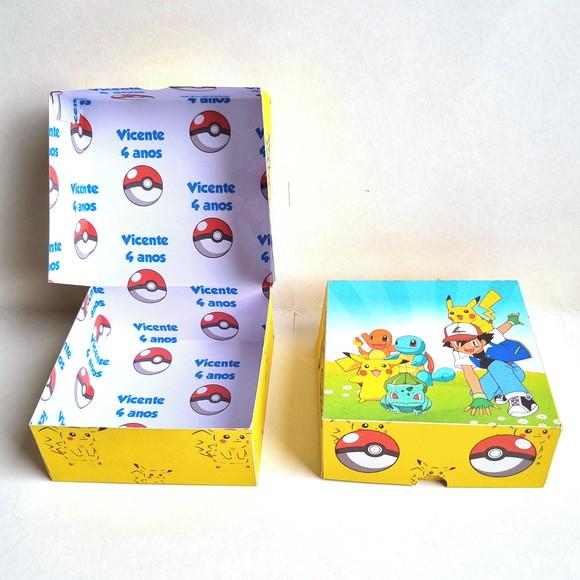 Caixa para 4 Doces Pokemon