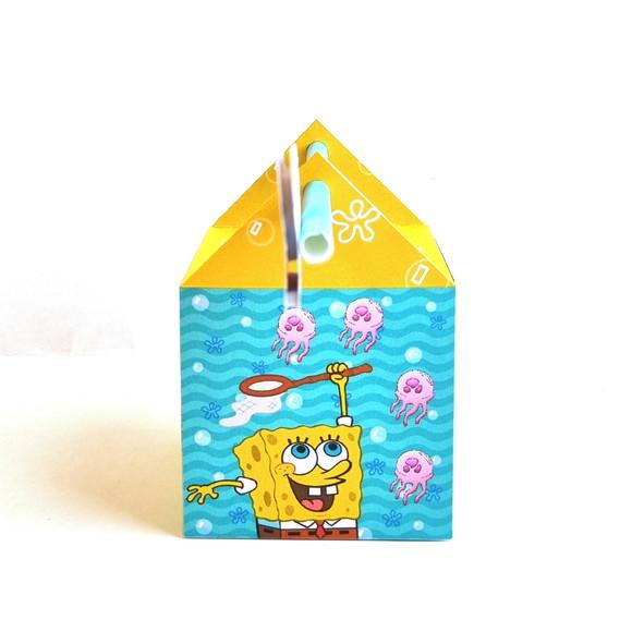 Caixa Passa Canudo - Bob Esponja