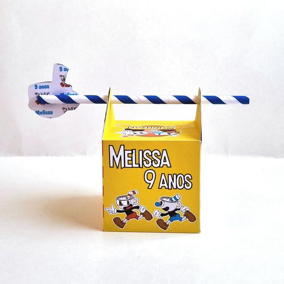 Caixa Passa Canudo - Cuphead