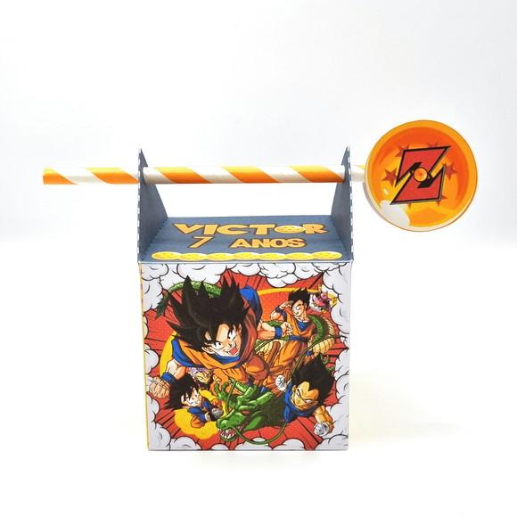 Caixa Passa Canudo - Dragon Ball