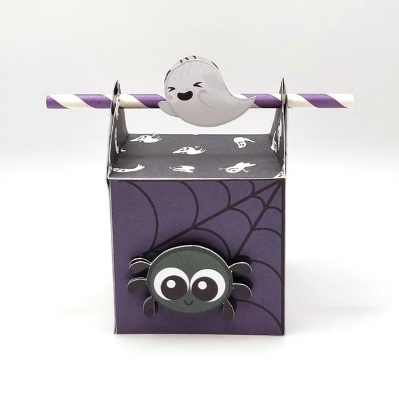 Caixa Passa Canudo - Halloween Cute