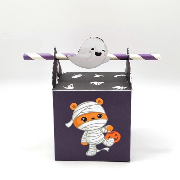 Caixa Passa Canudo - Halloween Cute