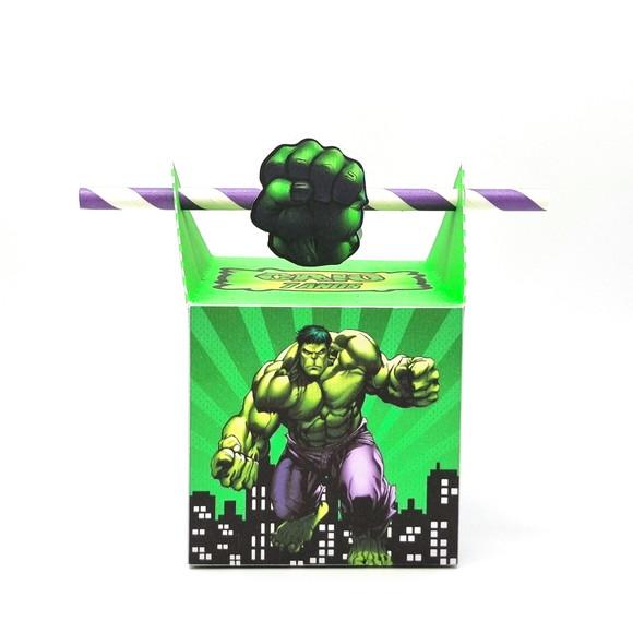 Caixa Passa Canudo - Hulk