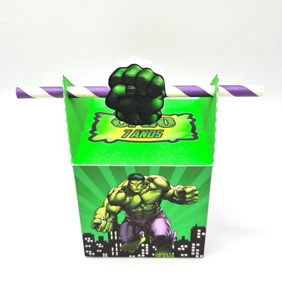 Caixa Passa Canudo - Hulk