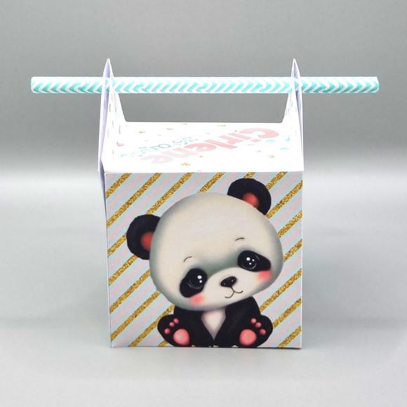 Caixa Passa Canudo - Panda