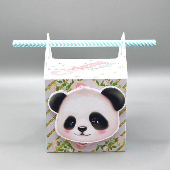 Caixa Passa Canudo - Panda