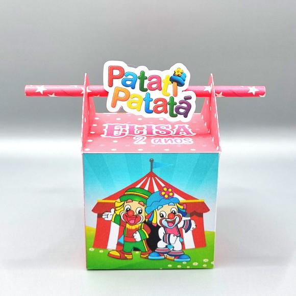 Caixa Passa Canudo - Patati Patata Rosa