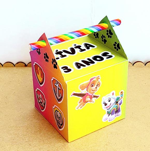Caixa Passa Canudo - Patrulha Canina