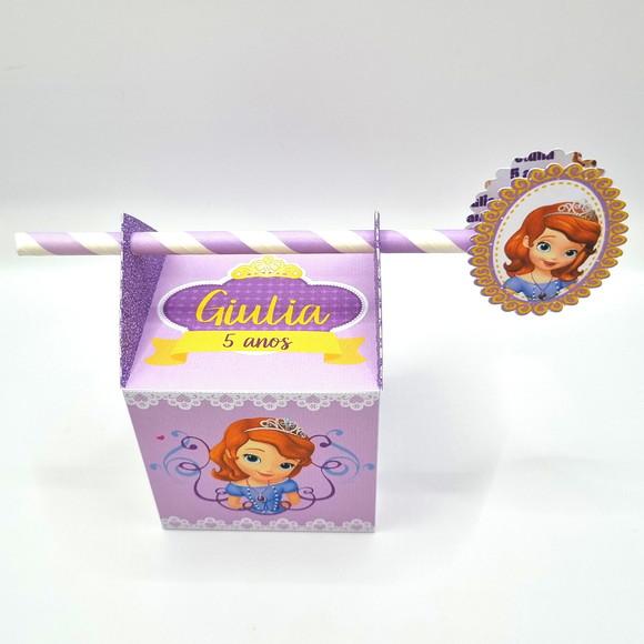 Caixa Passa Canudo - Princesa Sofia