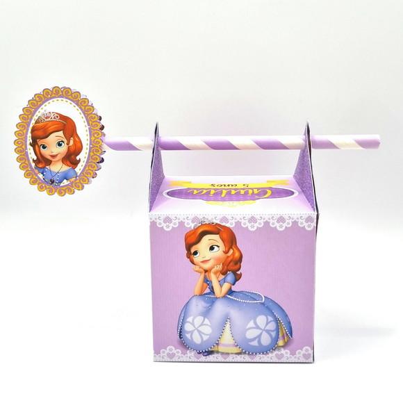 Caixa Passa Canudo - Princesa Sofia