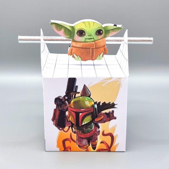 Caixa Passa Canudo - Star Wars Mandalorian