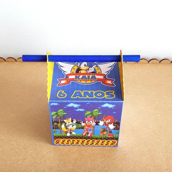 Caixa Passa Canudo - Sonic
