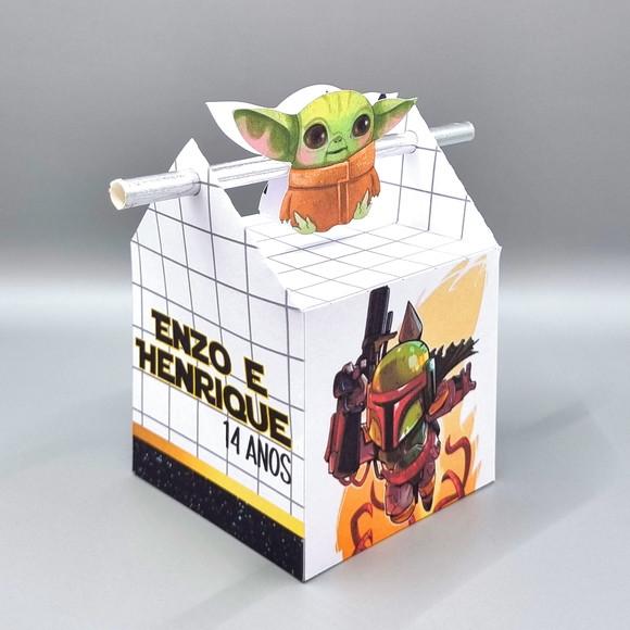 Caixa Passa Canudo - Star Wars Mandalorian
