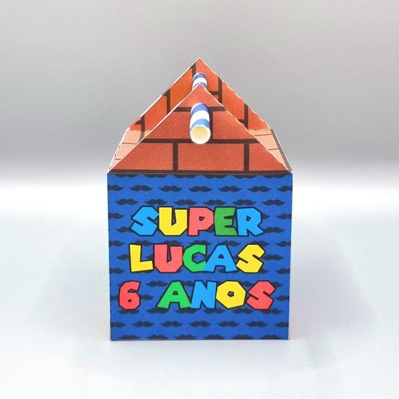 Caixa Passa Canudo - Super Mario