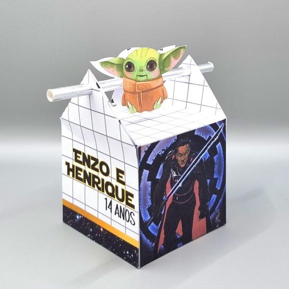 Caixa Passa Canudo - Star Wars Mandalorian