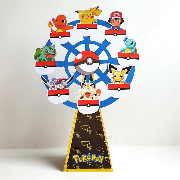 Caixa Roda Gigante - Pokemon