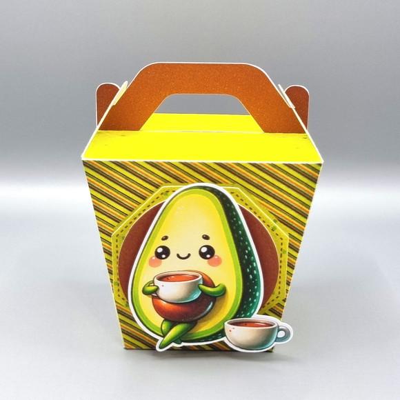 Caixa Sushi com Alça - Abacate - Abacatinho