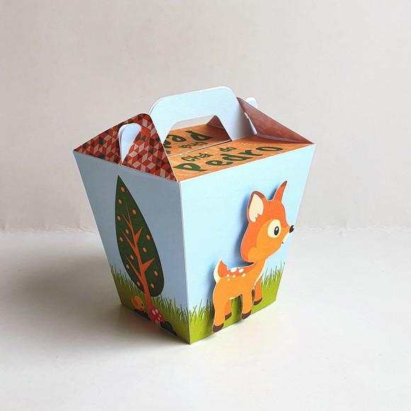 Caixa Sushi com Alça - Bosque
