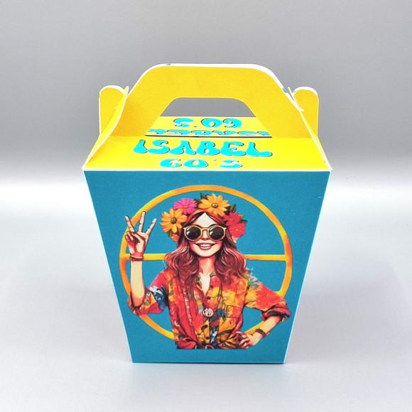 Caixa Sushi com Alça - Festa Retrô