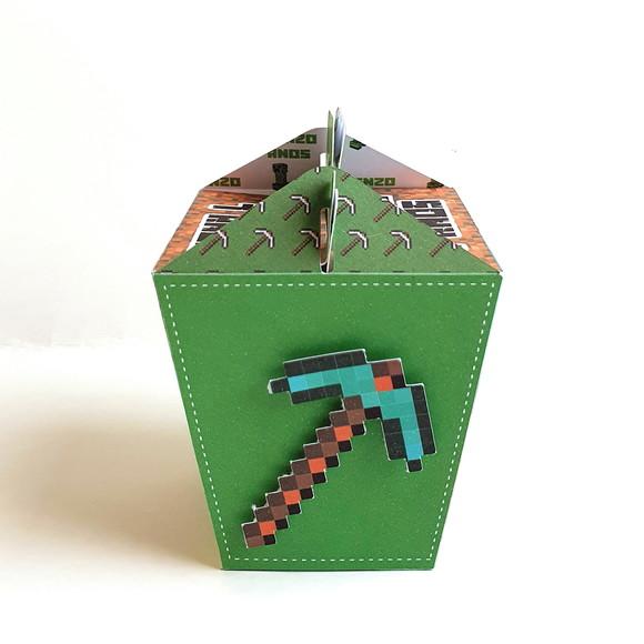Caixa Sushi com Alça - Minecraft