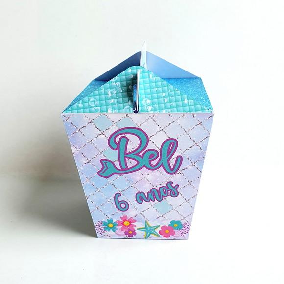 Caixa Sushi com Alça - Sereia Floral