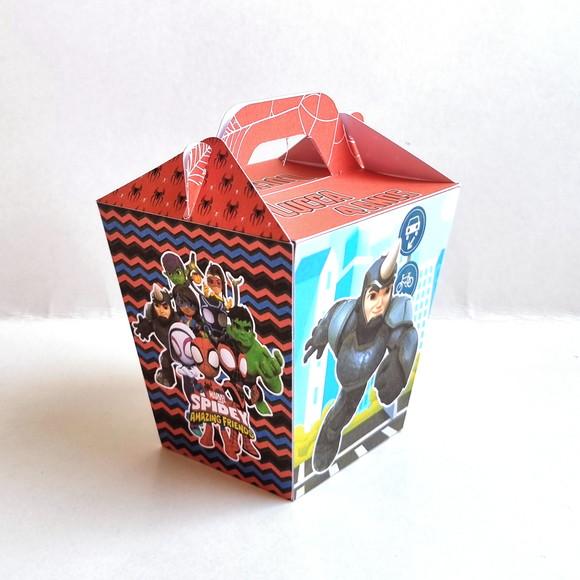 Caixa Sushi com Alça - Spidey e Seus Amigos Espetaculares