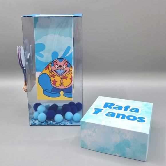 Caixa Suspensa de Acetato com Shaker - Lilo e Stitch