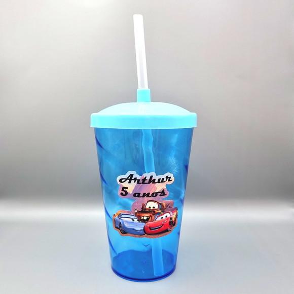 Copo Twister 400 ml Personalizado - Carros