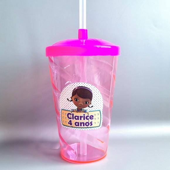 Copo Twister 400 ml Personalizado - Doutora Brinquedos