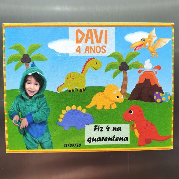 Foto Imã de Geladeira Dinossauro Baby