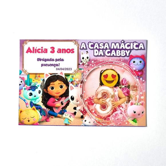 Foto Imã de Geladeira Casa Mágica da Gabby