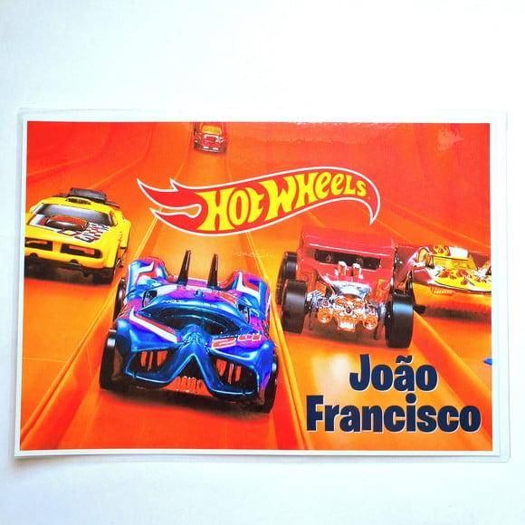 Jogo Americano Plastificado Hot Wheels