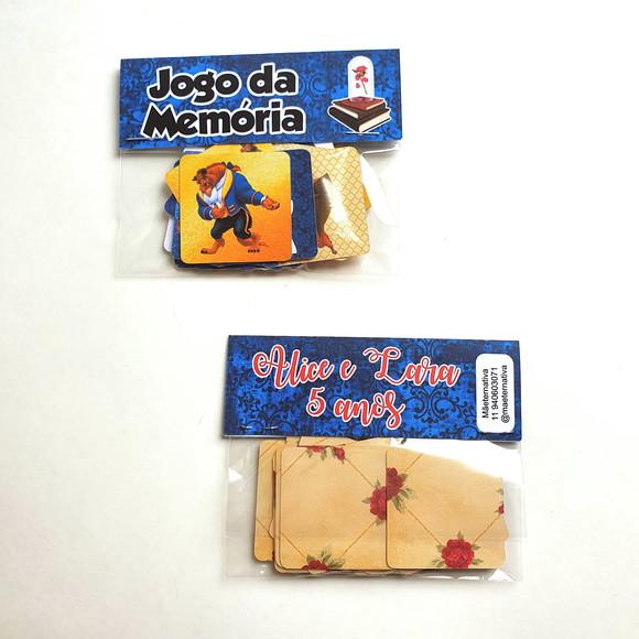 Jogo da Memória - a Bela e a Fera