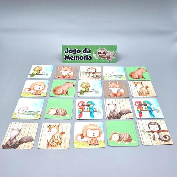 Jogo da Memória - Capivara - Fauna Brasileira