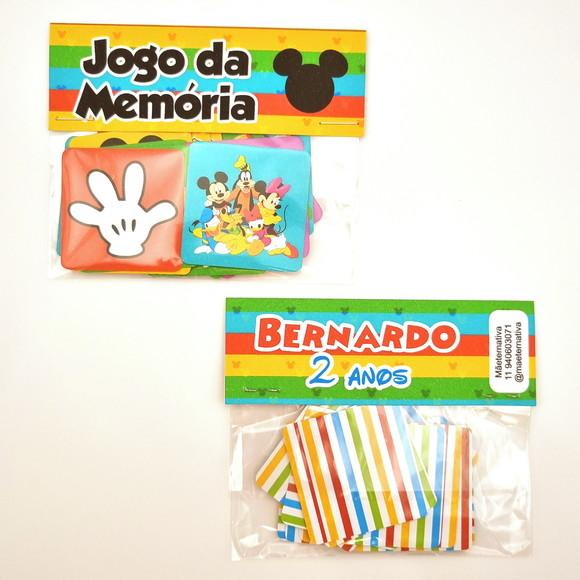 Jogo da Memória - Casa do Mickey