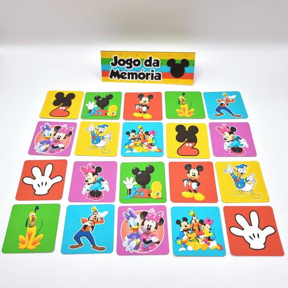 Jogo da Memória - Casa do Mickey