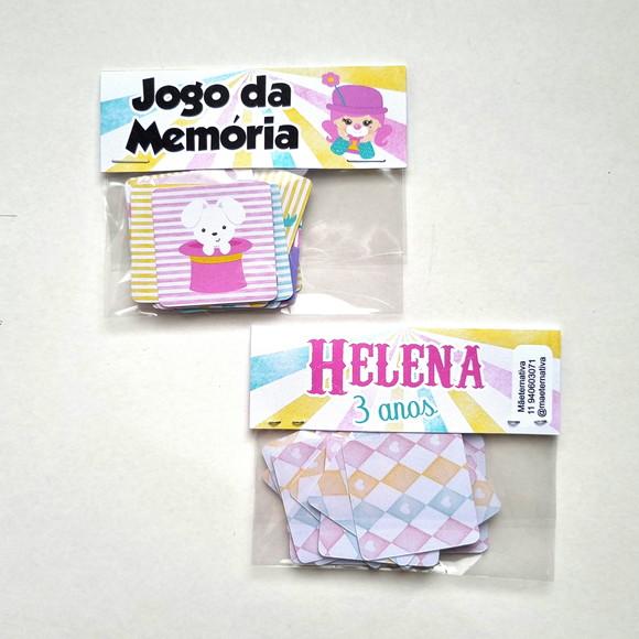 Jogo da Memória - Circo Rosa