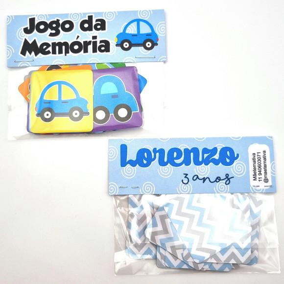 Jogo da Memória - Fusca Azul