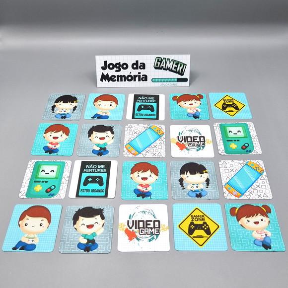 Jogo da Memória - Gamer - Vídeo Game - Game