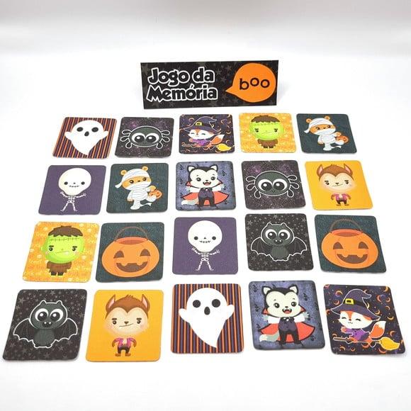 Jogo da Memória - Halloween Cute
