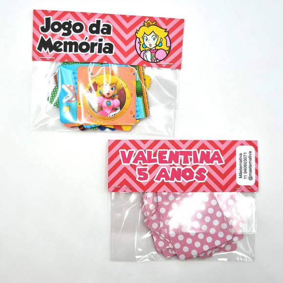 Jogo da Memória - Princesa Peach (super Mario)