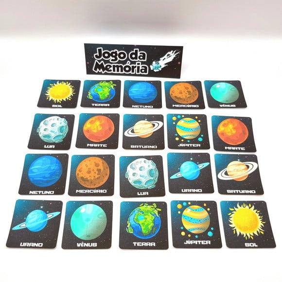 Jogo da Memória - Sistema Solar / Astronauta