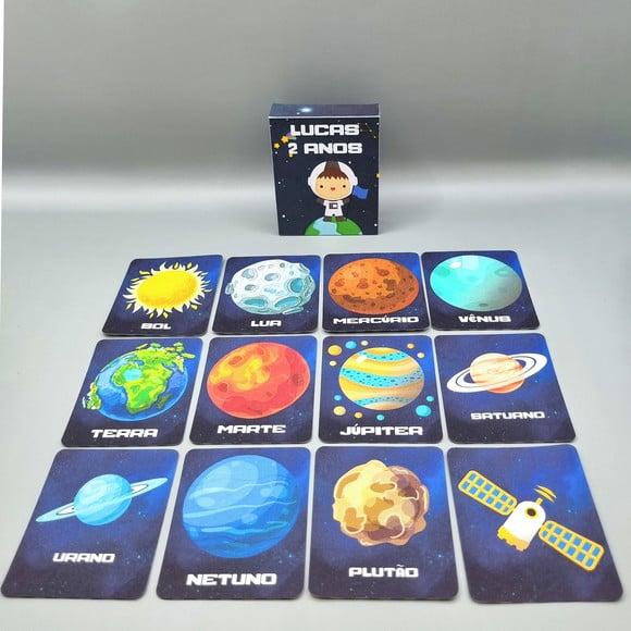 Jogo da Memória na Caixa - Sistema Solar - Astronauta