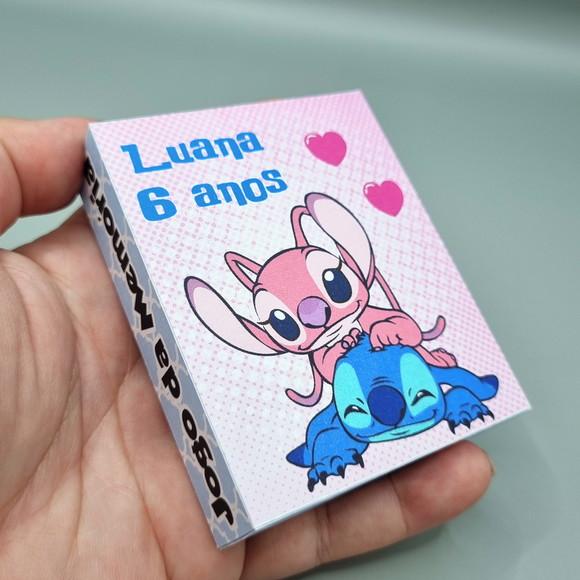 Jogo da Memória na Caixa - Stitch e Angel