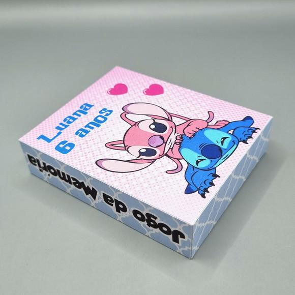 Jogo da Memória na Caixa - Stitch e Angel