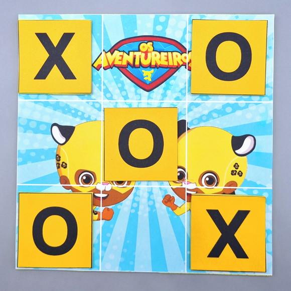 Jogo da Velha - os Aventureiros - Aventureira Amarela