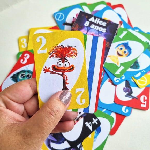 Jogo Uno na Caixa - Divertidamente